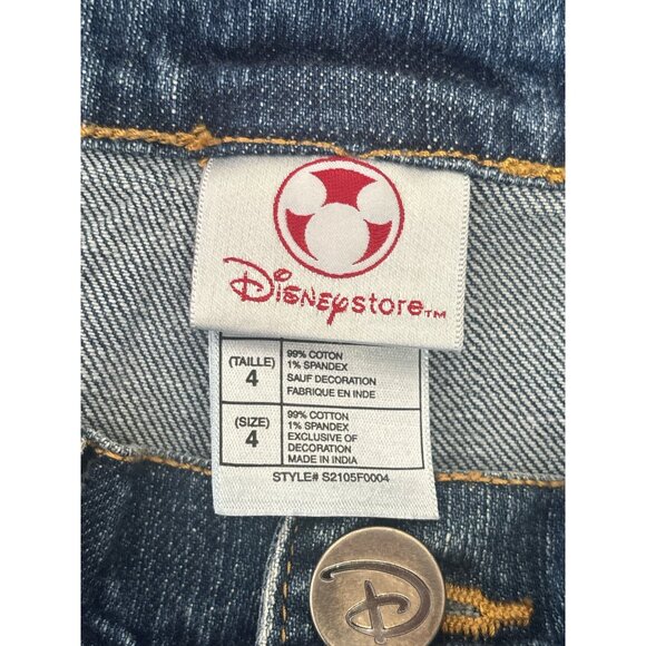 Disney Store Mickey Mouse Denim Skirt | Y2K Rhinestone Embellished | Y2K Revival - Picture 3 of 7
